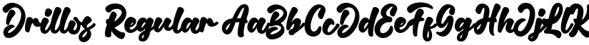 Drillos Regular font