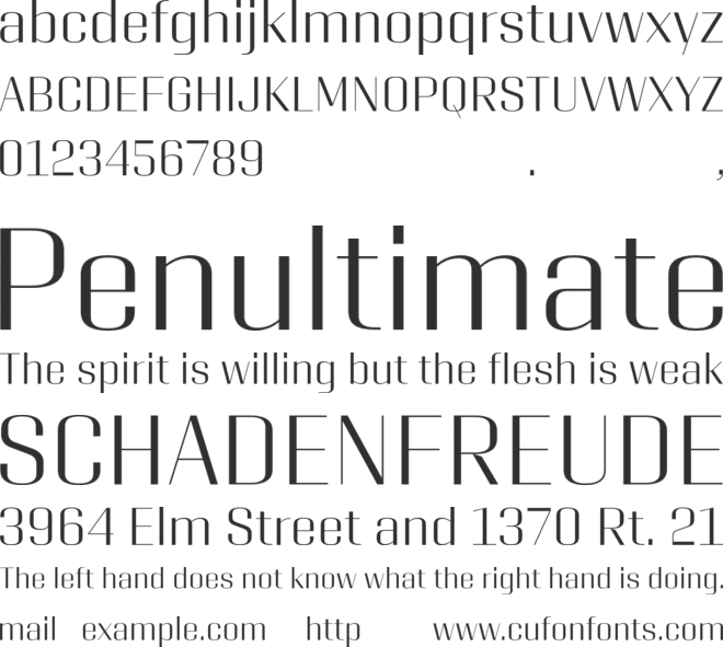 Classike TRIAL font preview