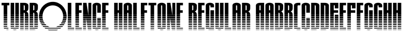 Turb0lence Halftone Regular font