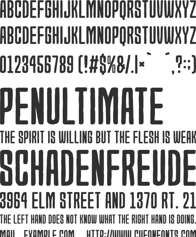 Coffee Jelly Umai font preview