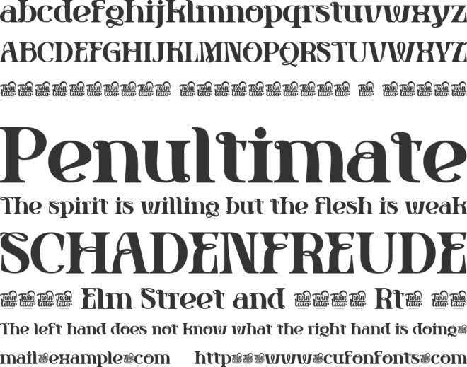 kaonug personal font preview