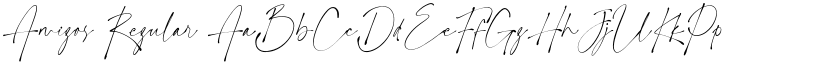 Amigos Regular font