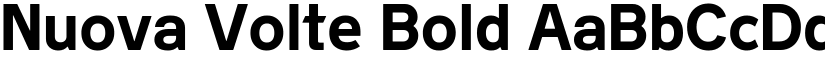 Nuova Volte Bold font