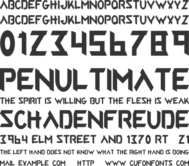 Realtime Gamer - Personal Use font preview