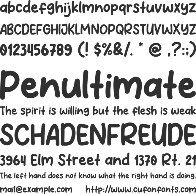Abalone Smile font preview