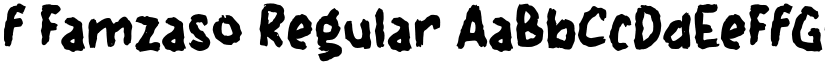 f Famzaso Regular font