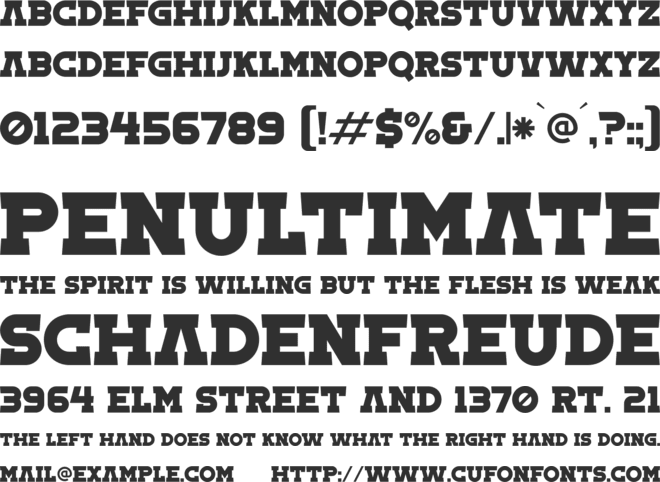 Toma Sunny font preview