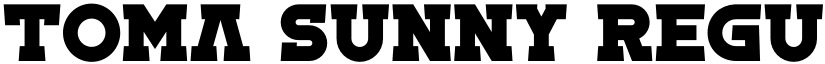 Toma Sunny Regular font