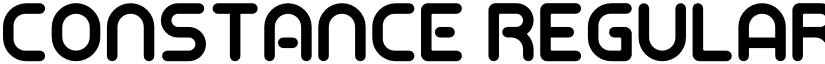 CONSTANCE Regular font