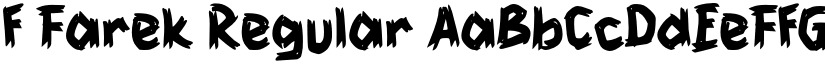 f Farek Regular font