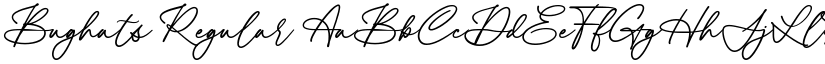 Bughats Regular font