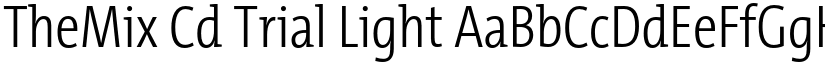 TheMix Cd Trial Light font