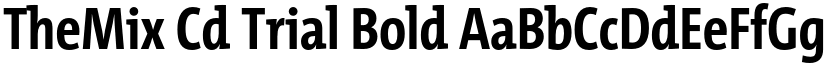 TheMix Cd Trial Bold font