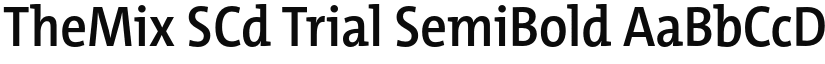 TheMix SCd Trial SemiBold font