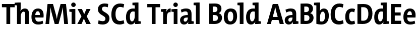 TheMix SCd Trial Bold font