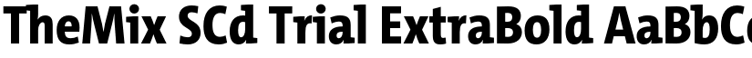 TheMix SCd Trial ExtraBold font