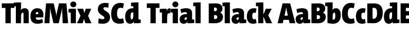 TheMix SCd Trial Black font