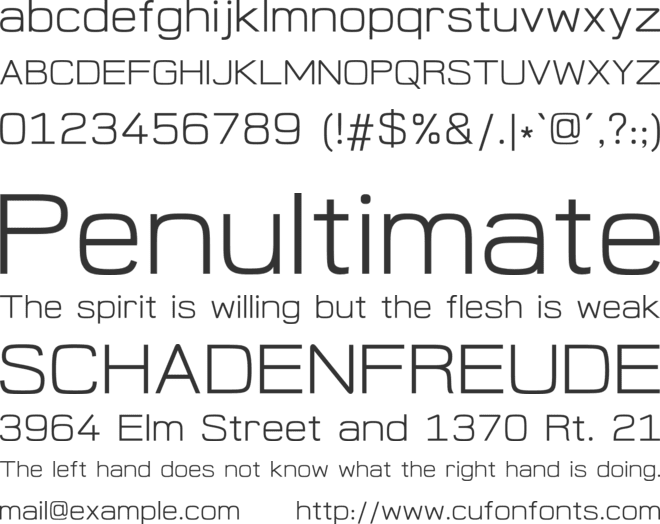 Two Weekends Sans font preview