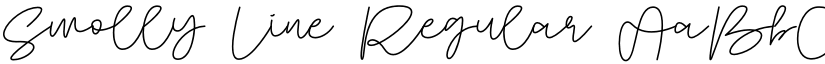 Smolly Line Regular font
