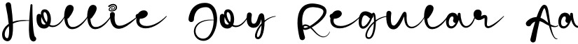 Hollie Joy Regular font