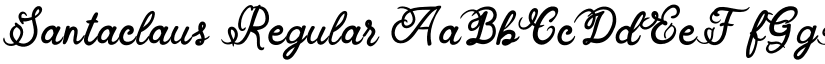 Santaclaus Regular font
