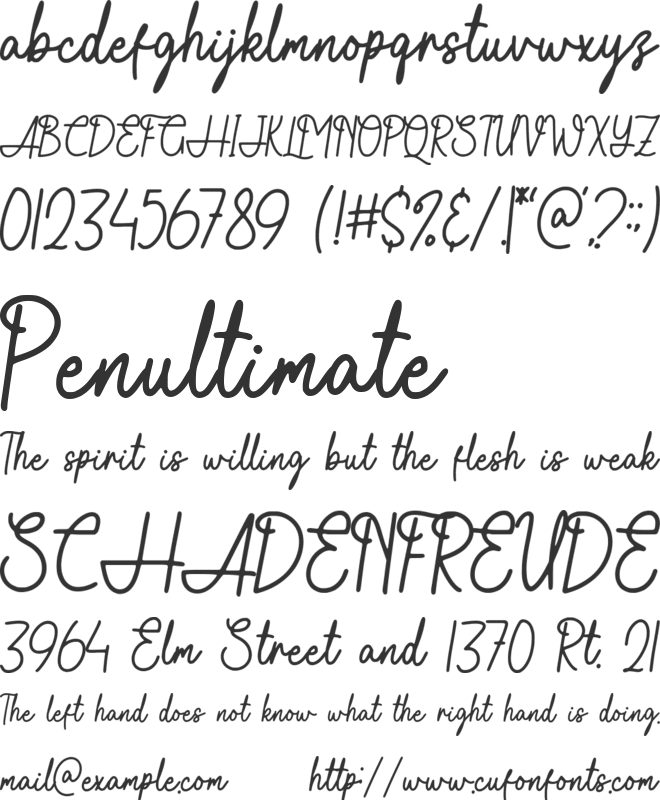 Farmbright font preview