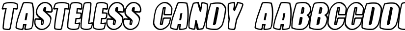 Tasteless Candy font