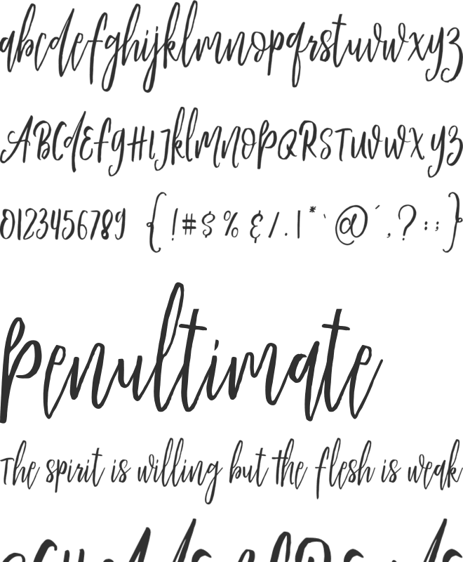 Wastelands font preview