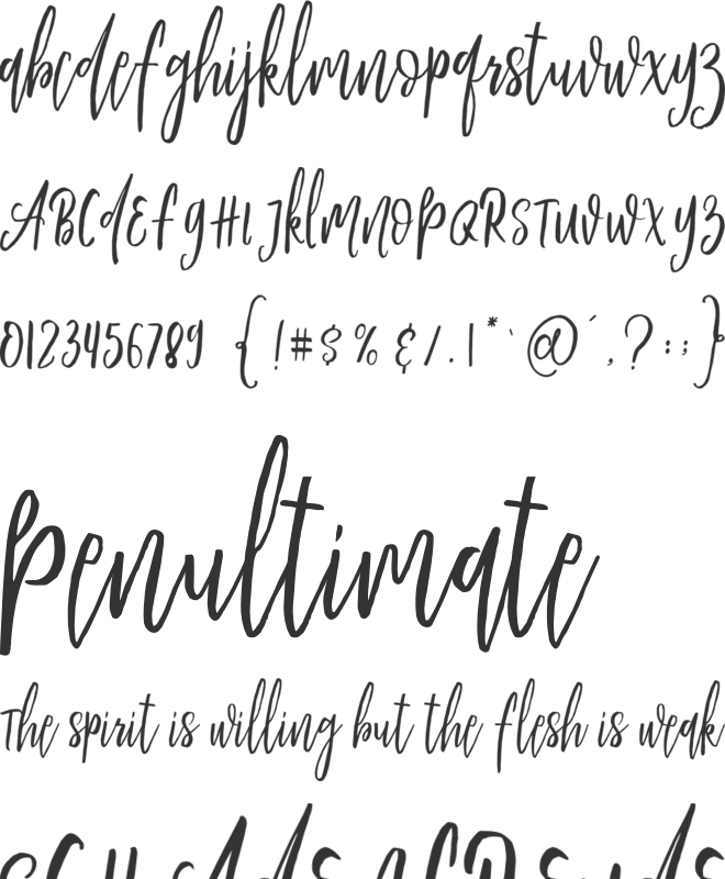 Wastelands font preview