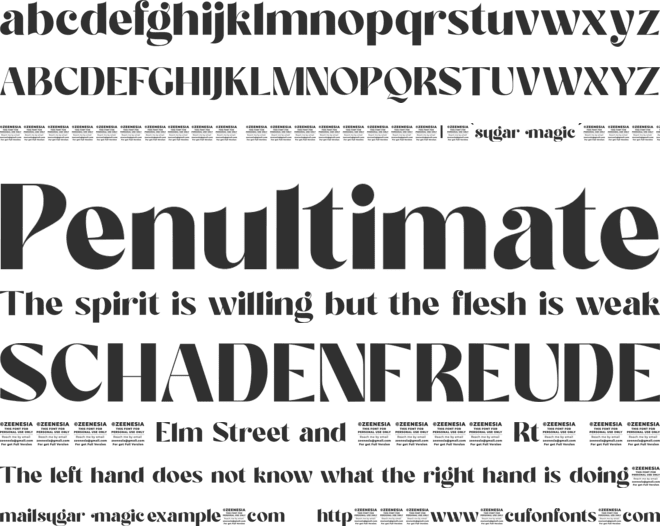 Sugar Magic - Personal Use Only font preview