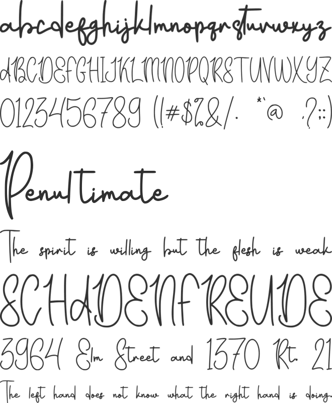 Akastar - Personal Use font preview