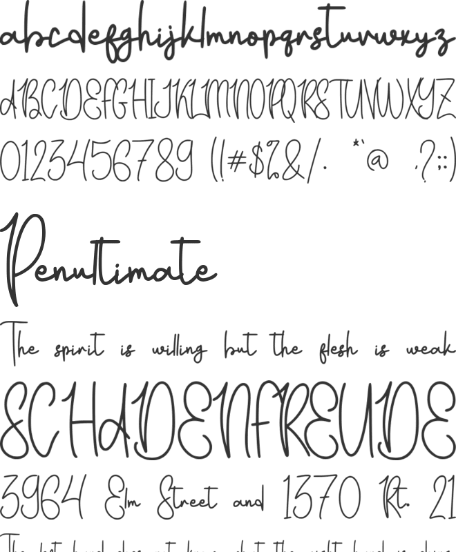 Akastar - Personal Use font preview