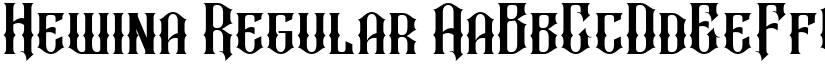 Hewina Regular font