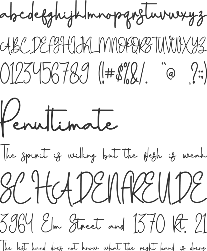 Fubrica - Personal Use font preview