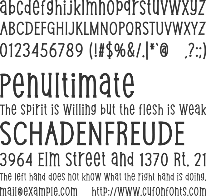 Christmas Lollipop font preview