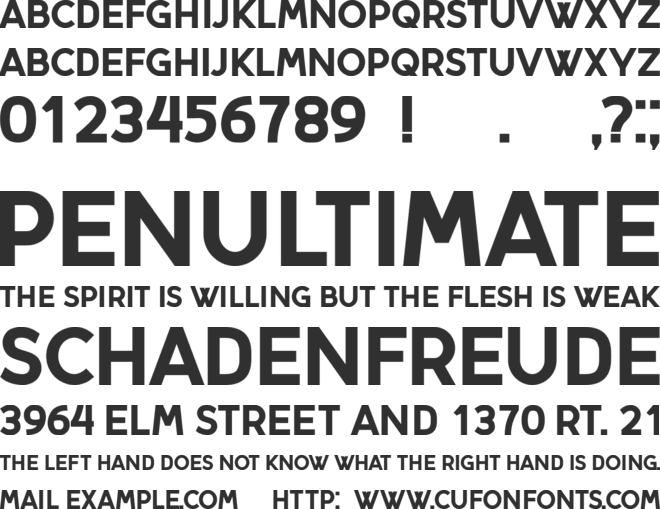 Herborn font preview