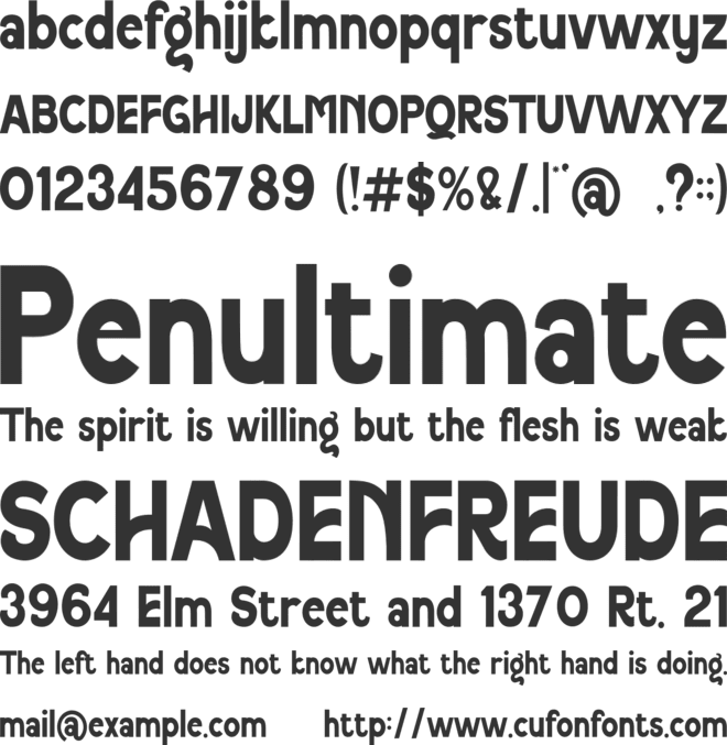 Mandala Vintage font preview