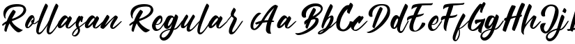 Rollasan Regular font