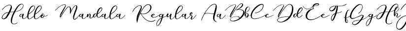 Hallo Mandala Regular font