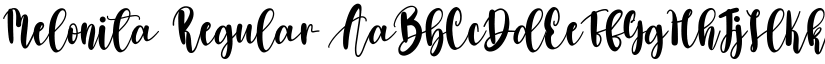 Melonita Regular font