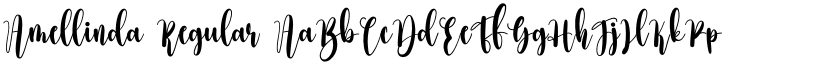 Amellinda Regular font
