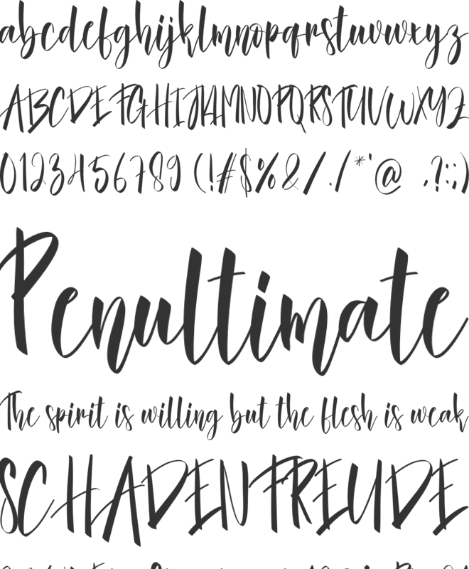 Santaclaus Christmas font preview