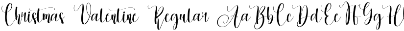 Christmas Valentine Regular font