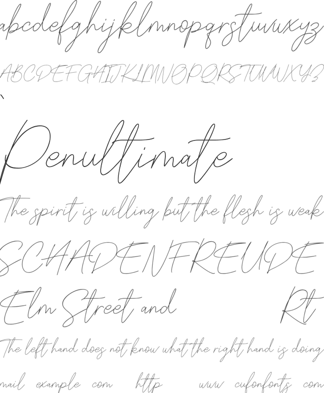 Farloxy Free font preview