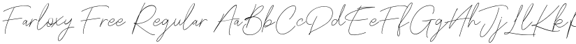 Farloxy Free Regular font