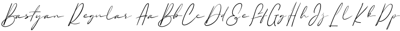 Bastyan Regular font