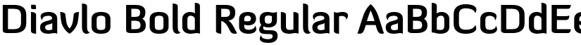 Diavlo Bold Regular font