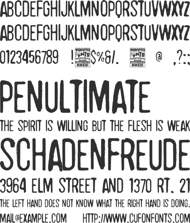 Newcastle font preview