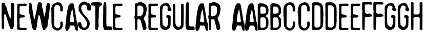 Newcastle Regular font