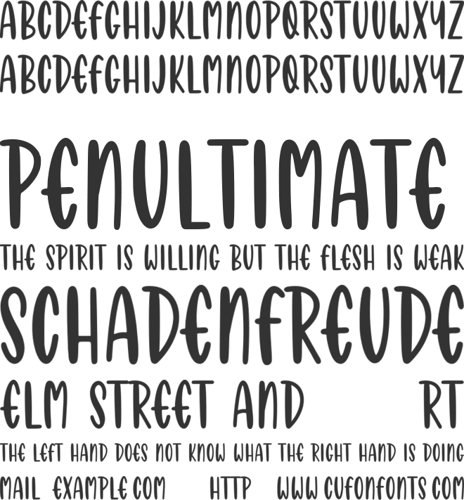 FARMSHED font preview